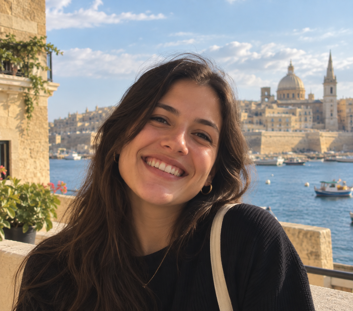 Estudante que usa a Tripwai